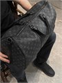 LV дорожная сумка Keepall 50 см серая монограмма ДС-0971