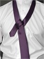 HERMES галстук фиолетовый ГЛ-00139