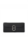 HERMES клатч черный эпсом серебро СК-00396