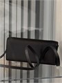 HERMES клатч черный эпсом серебро СК-00396