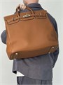 HERMES сумка Hac 40 см кожа Того кэмел серебро СК-00461