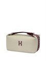 HERMES косметичка Bride-a-Brac текстиль на молнии маленькая бежевая НС-00822