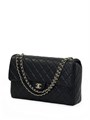 CHANEL сумка 40 см черная кожа икра на золоте СК-00748