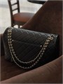 CHANEL сумка 40 см черная кожа икра на золоте СК-00748
