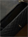CHANEL сумка 40 см черная кожа икра на золоте СК-00748