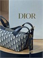 DIOR сумка-слинг текстиль монограмма синяя золото СК-00477