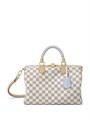 LV Speedy сумка 30 см бежевая канва шашка плетеные ручки СК-01718