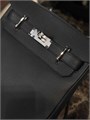 HERMES слинг черный с 2 хлястиками и фирменным замком большой СЛ-2177