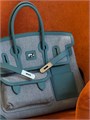 HERMES Birkin Cargo 35 см голубая СК-00402