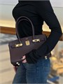 Hermes сумка Shoulder 29 см шоколадная золото СК-00773