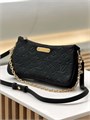 LV сумка Pochette Liv кожа Того тисненая монограмма черная СК-01434