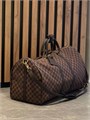 LV дорожная сумка Keepall 55 см коричневая шашка ДС-0724