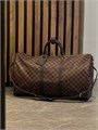 LV дорожная сумка Keepall 55 см коричневая шашка ДС-0724