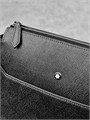 MONTBLANC мессенджер кожа софьяно черный МС-01639